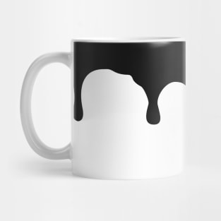 Dual Paint | White & Black Mug